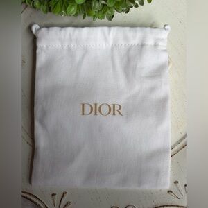 Dior drawstring dust bag